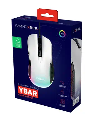 Trust GXT 922 Ybar souris Gaming Droitier USB Type-A Optique 7200 DPI - Pack Clavier, souris - visuel 6