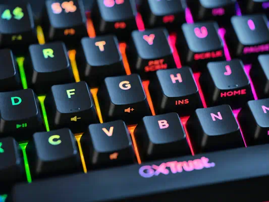 Trust GXT 867 Acira clavier Gaming USB Français Noir, Gris - Pack Clavier, souris - visuel 9