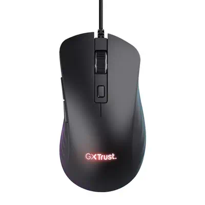 Trust GXT924 YBAR+ souris Gaming Droitier USB Type-A Trust - visuel 1 - hello RSE - La barre est placée plus haut