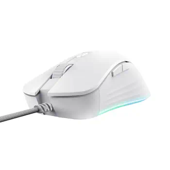 Livraison gratuite Trust GXT924W YBAR+ souris Gaming Droitier USB Type-A Optique 25600 DPI