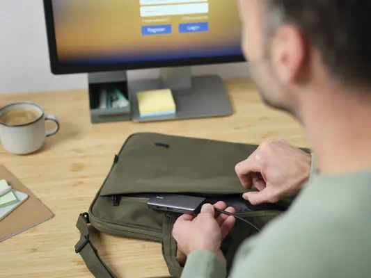 Trust Dalyx USB Type-C 1000 Mbit/s Argent - Connectique - visuel 10