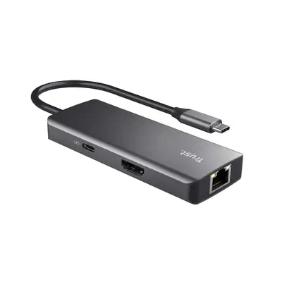 Trust Dalyx USB Type-C 1000 Mbit/s Argent - Connectique - visuel 2