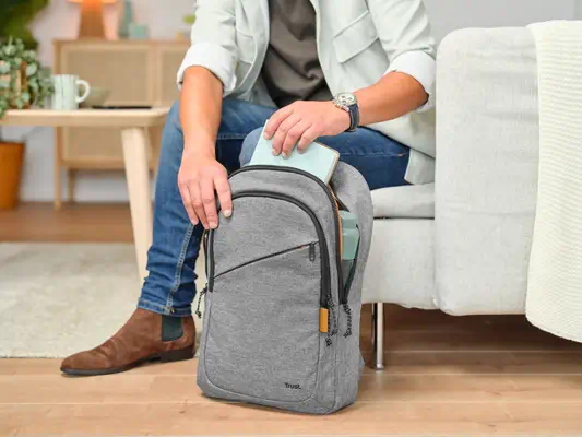 Trust Avana 40,6 cm (16") Sac à dos Gris - Sacoche & Housse - visuel 6