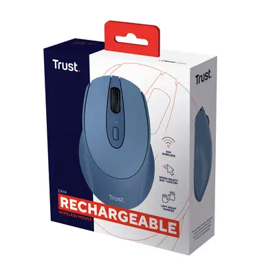 Trust Zaya souris Bureau Ambidextre RF sans fil Optique 1600 DPI - Souris - visuel 7