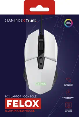 Trust GXT 109W Felox souris Gaming Droitier USB Type-A Optique 6400 DPI - Pack Clavier, souris - visuel 7
