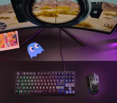 Trust GXT 929 Helox souris Gaming Droitier RF sans fil Optique 4800 DPI - Pack Clavier, souris - visuel 7