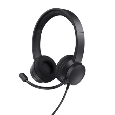 Trust HS-260 Casque Avec fil Minerve Bureau/Centre d'appels USB Type-A Noir - Casque Micro - visuel 1