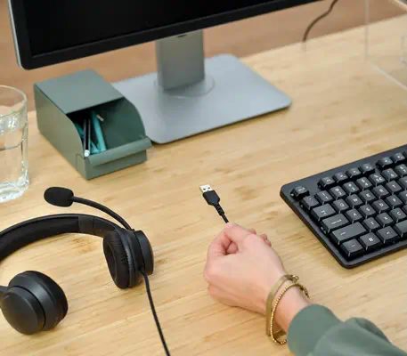 Trust HS-260 Casque Avec fil Minerve Bureau/Centre d'appels USB Type-A Noir - Casque Micro - visuel 10