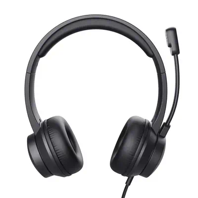 Trust HS-201 Casque Avec fil Arceau Bureau/Centre d'appels USB Type-A Noir - Casque Micro - visuel 3