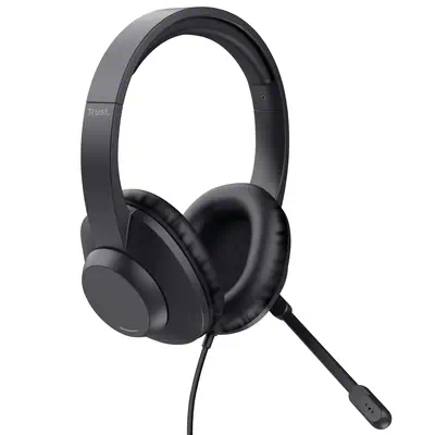 Trust Ayda Max USB Casque Avec fil Arceau Trust - visuel 1 - hello RSE - Suppression efficace du bruit
