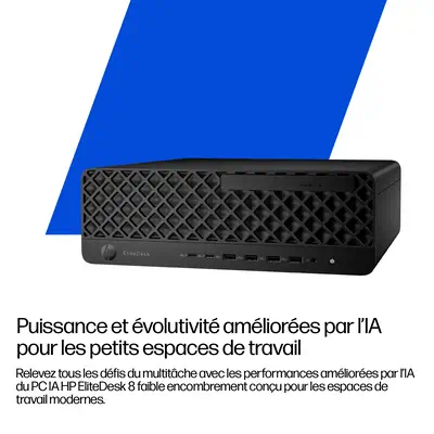EliteDesk 8 SFF G1i Desktop AI PC Wolf HP - visuel 1 - hello RSE - HP recommande Windows 11 Professionnel pour les entreprises