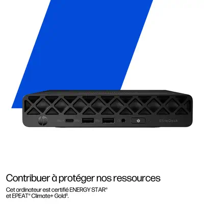 EliteDesk 8 Mini G1i Desktop AI PC Wolf HP - visuel 1 - hello RSE - HP recommande Windows 11 Professionnel pour les entreprises