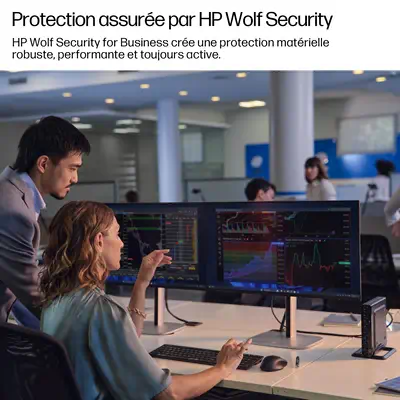 EliteDesk 8 Mini G1i Desktop AI PC Wolf Pro Security Edition - HP - Unité Centrale - visuel 6