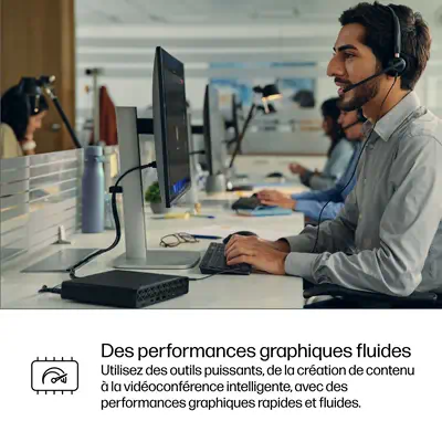 HP ProDesk 4 Mini G1i Intel Core Ultra 5 225T 8 Go DDR5-SDRAM 256 Go SSD Windows 11 Pro Mini PC AI P - Unité Centrale - visuel 9