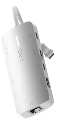 LINQ 8in1 8K PRO USB-C Multiport Hub 140W - Switchs et Hubs - visuel 1