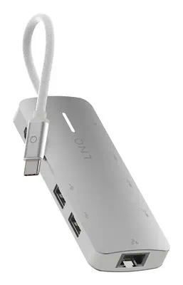 LINQ 8in1 8K PRO USB-C Multiport Hub 140W - Switchs et Hubs - visuel 3