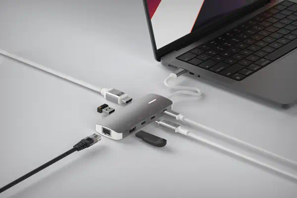 LINQ 8in1 8K PRO USB-C Multiport Hub 140W - Switchs et Hubs - visuel 8
