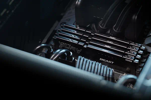 64Go 6000MT/s DDR5 CL36 DIMM (Kit de 2) FURY Beast Noir - Kingston - Mémoire - visuel 10