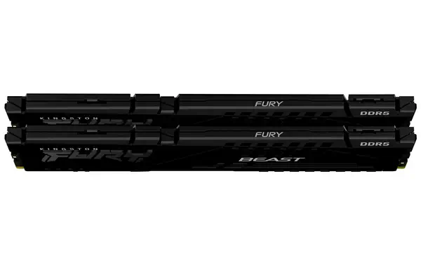 64Go 5600MT/s DDR5 CL36 DIMM (Kit de 2) FURY Beast Noir - Kingston - Mémoire - visuel 2