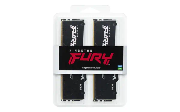 64GB 5600MT/s DDR5 CL40 DIMM (Kits de 2) FURY Beast RGB - Kingston - Mémoire - visuel 5
