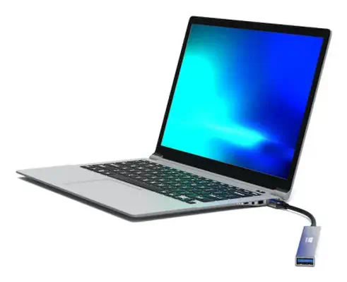 Port Designs 900163 hub & concentrateur USB Type-C 5000 Mbit/s Argent - Switchs et Hubs - visuel 4