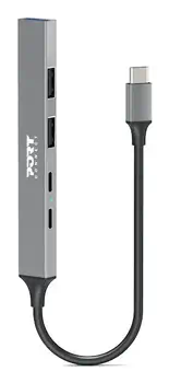Offre Port Designs 900163 hub & concentrateur USB Type-C 5000 Mbit/s Argent