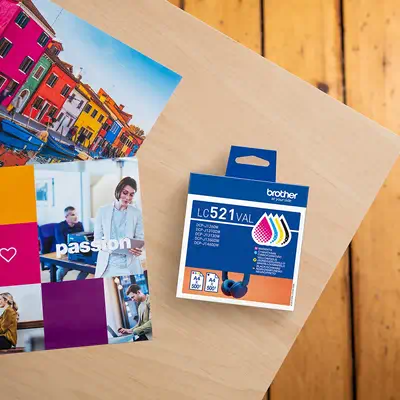 LC521VAL Cartouche d'encre originale de Brother - multipack - Cartouches d'encre - visuel 3