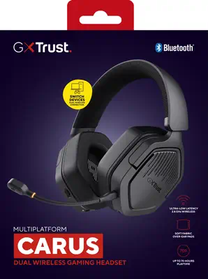Trust GXT 493 Carus Casque Avec fil &sans fil Arceau, Casque Gaming USB Type-C / USB Type-A Bluetoot - Casque Micro - visuel 8