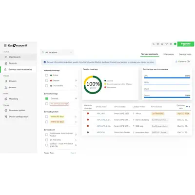 Subscription, Ecostruxure IT Expert, 3 years, Digital, Remote monitoring and management of Data Cent - APC - Garantie Onduleur - visuel 8