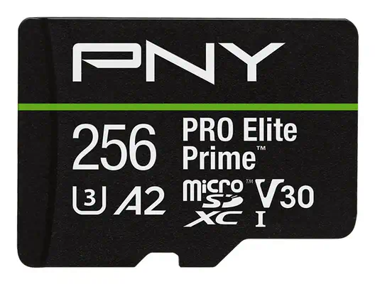PNY PRO Elite Prime 256 Go MicroSDXC UHS-I Classe 10 - Carte Mémoire - visuel 1