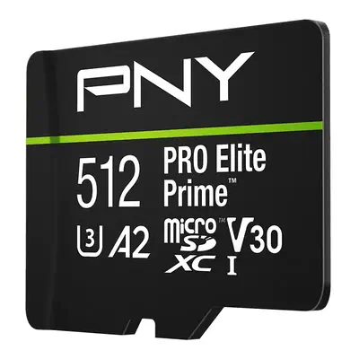 PNY PRO Elite Prime 512 Go MicroSDXC UHS-I Classe 10 - Carte Mémoire - visuel 2