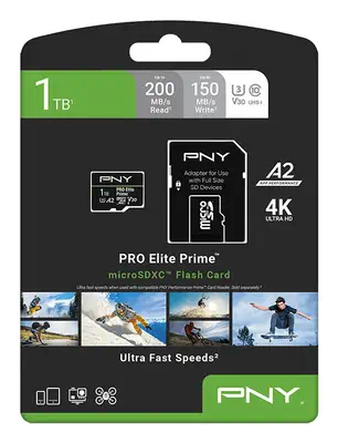 PNY PRO Elite Prime 1 To MicroSDXC UHS-I Classe 10 - Carte Mémoire - visuel 7