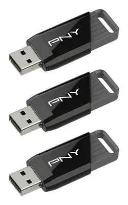 PNY Attaché X lecteur USB flash 128 Go USB Type-A 3.2 Gen 1 (3.1 Gen 1) Noir - Carte Mémoire - visuel 1