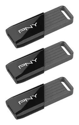 PNY Attaché X lecteur USB flash 128 Go USB Type-A 3.2 Gen 1 (3.1 Gen 1) Noir - Carte Mémoire - visuel 2
