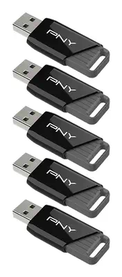PNY Attaché X lecteur USB flash 64 Go USB Type-A 3.2 Gen 1 (3.1 Gen 1) Noir - Carte Mémoire - visuel 5