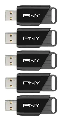 PNY Attaché X lecteur USB flash 64 Go USB Type-A 3.2 Gen 1 (3.1 Gen 1) Noir - Carte Mémoire - visuel 3