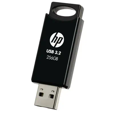 HP 712w lecteur USB flash 256 Go USB Type-A 3.2 Gen 1 (3.1 Gen 1) Noir - Carte Mémoire - visuel 3