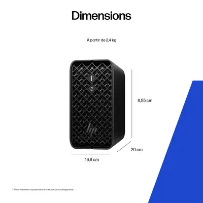 Z2 Mini G1a Workstation Desktop PC Wolf Pro HP - visuel 1 - hello RSE - Prise en charge multi-écrans