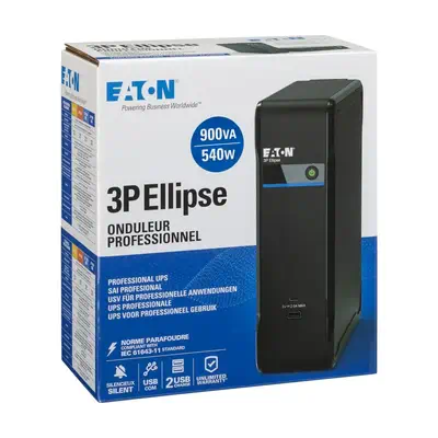 Eaton 3P Ellipse 900 alimentation d'énergie non interruptible Eaton - visuel 1 - hello RSE - Protection robuste contre les surtensions