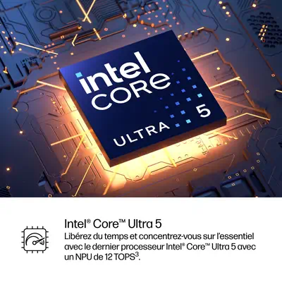 HP ProBook 4 G1i AI Intel Core Ultra 5 225U Ordinateur portable 40,6 cm (16") WUXGA 8 Go DDR5-SDRAM  - PC Portable - visuel 9