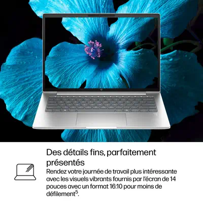 HP ProBook 4 G1i AI Intel Core Ultra 7 255U Ordinateur portable 35,6 cm (14") WUXGA 16 Go DDR5-SDRAM - PC Portable - visuel 10