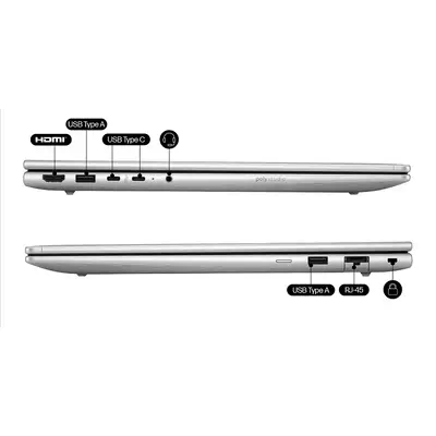 HP ProBook 4 G1a AI PC AMD Ryzen™ 7 250 Ordinateur portable 40,6 cm (16") WUXGA 32 Go DDR5-SDRAM 1 T - PC Portable - visuel 5