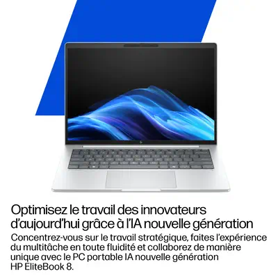 EliteBook 8 G1a 16 inch Notebook Next Gen HP - visuel 1 - hello RSE - La durée de vie de la batterie est longue.