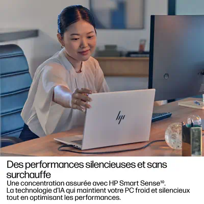 EliteBook 8 G1a 13 inch Notebook Next Gen HP - visuel 1 - hello RSE - La durée de vie de la batterie est longue.
