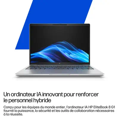EliteBook 8 G1i 13 inch Notebook AI PC HP - visuel 1 - hello RSE - Un réseau local sans fil rapide et efficace