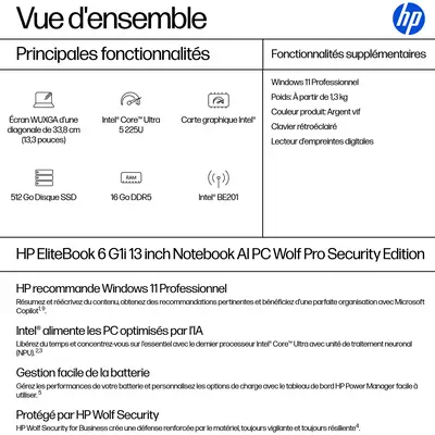 EliteBook 6 G1i Wolf Pro Security Edition - HP - PC Portable - visuel 9
