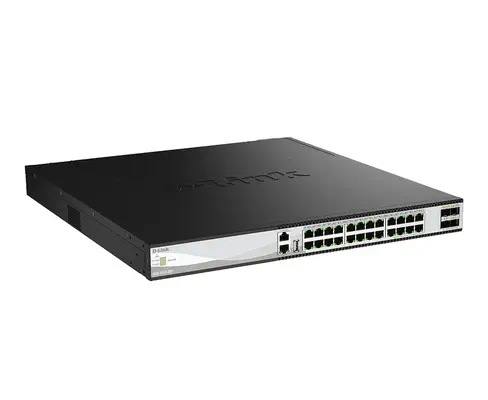 D-Link DXS-3130-28P Géré L3 10G Ethernet (100/1000/10000) Connexion Ethernet, supportant l'alimentat - Switchs et Hubs - visuel 2