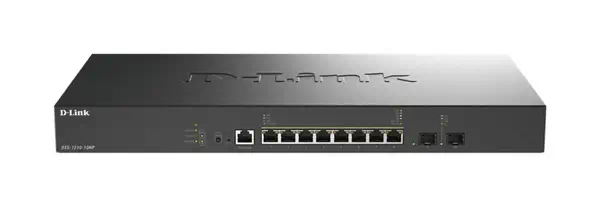 D-Link DXS-1210-10MP/E commutateur réseau Géré L2+ 10G Ethernet (100/1000/10000) Connexion Ethernet, - Switchs et Hubs - visuel 1