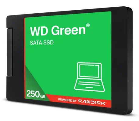 SanDisk Green WDS100T5G0A 250 Go 2.5" Série ATA III 3D NAND - Sandisk - Disque dur SSD - visuel 2