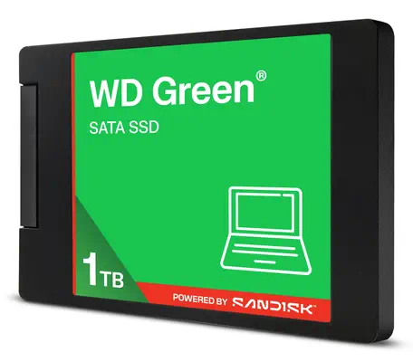 SanDisk Green WDS100T5G0A 1 To 2.5" Série ATA III 3D NAND - Sandisk - Disque dur SSD - visuel 2